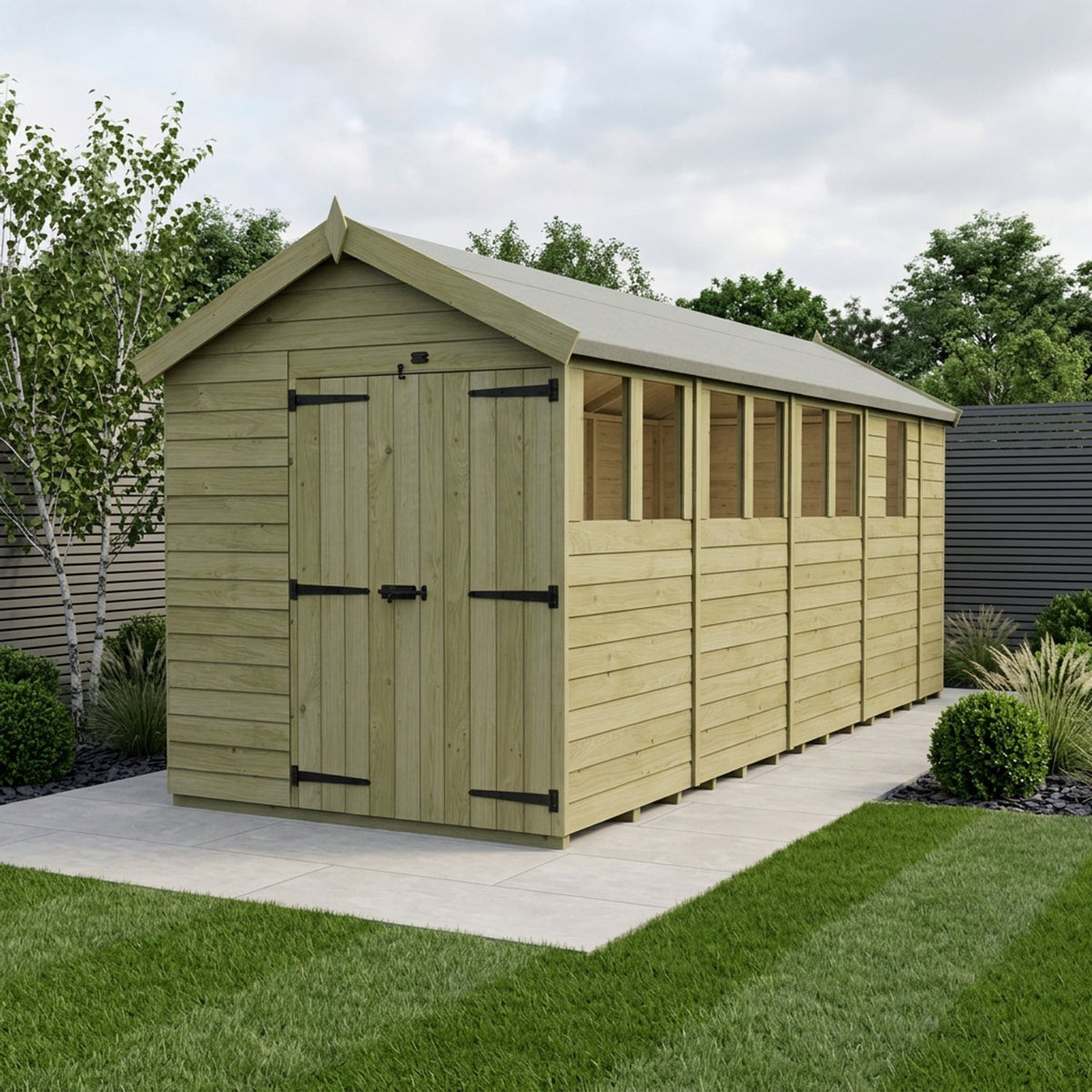 DIY Sheds – Apex Shed – Double Door – view 68