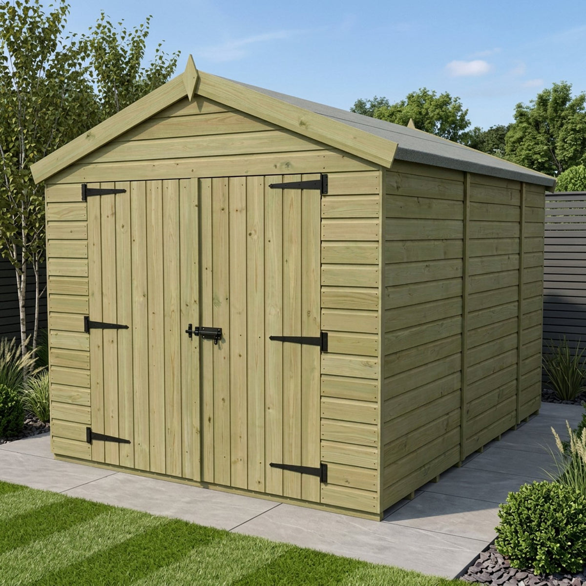 DIY Sheds – Apex Shed – Double Door – view 123