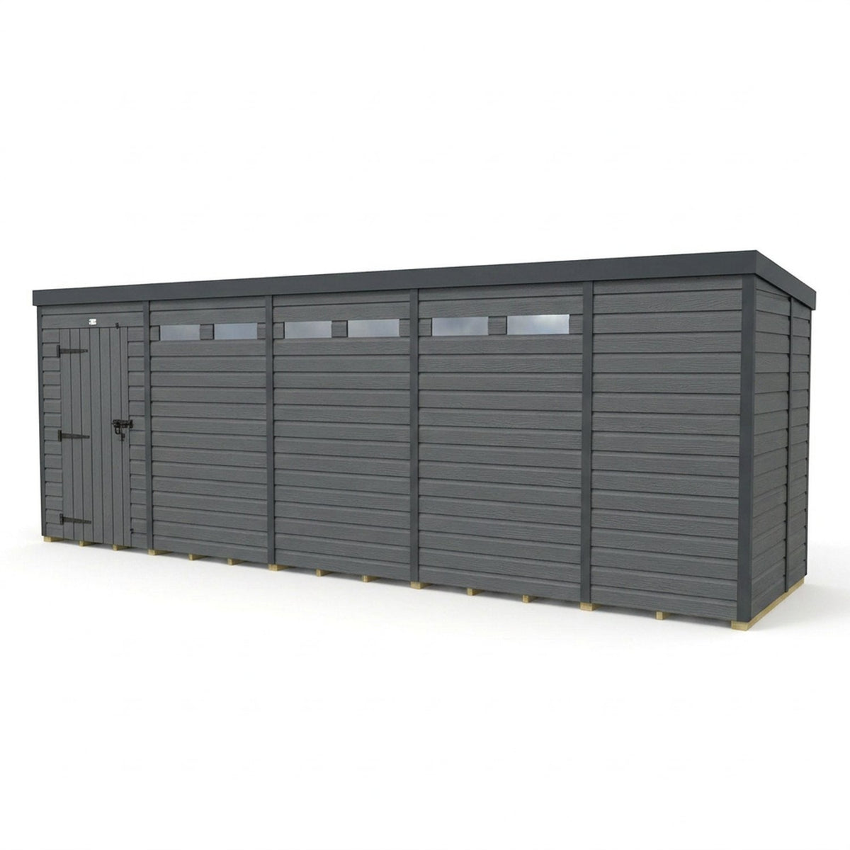 DIY Sheds – Composite Pent Security Shed – view 59