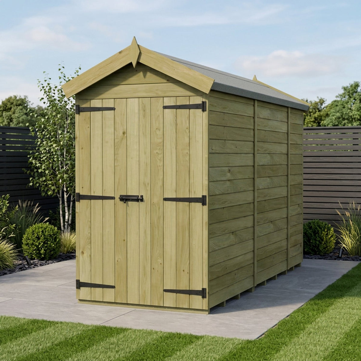 DIY Sheds – Apex Shed – Double Door – view 169