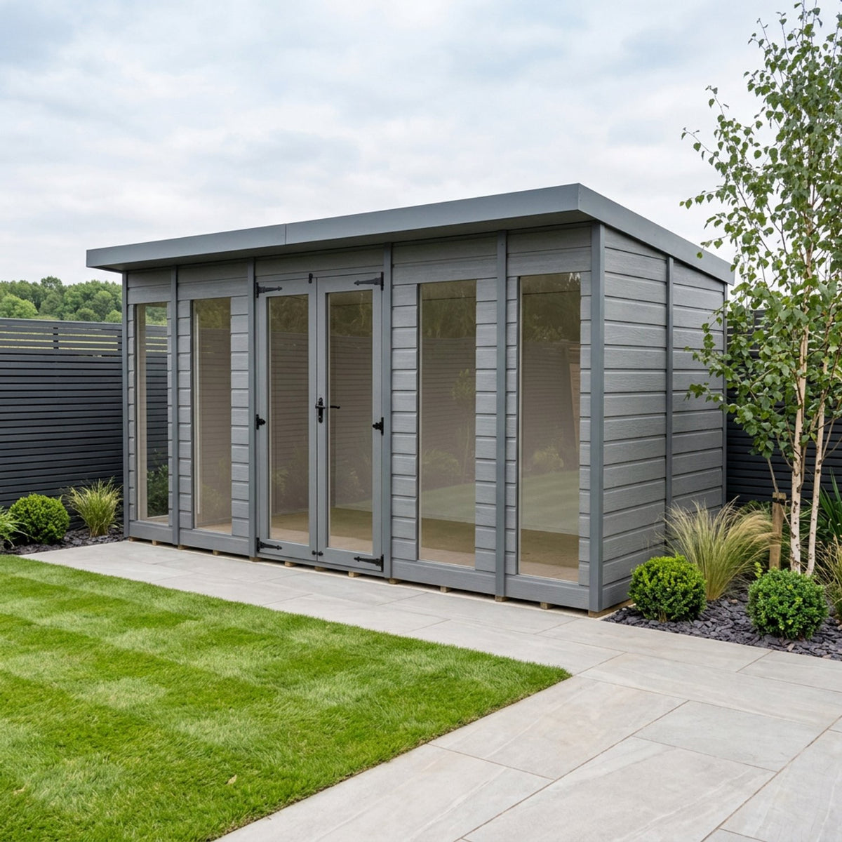 DIY Sheds – Composite Pent Full Height Summer House – view 30