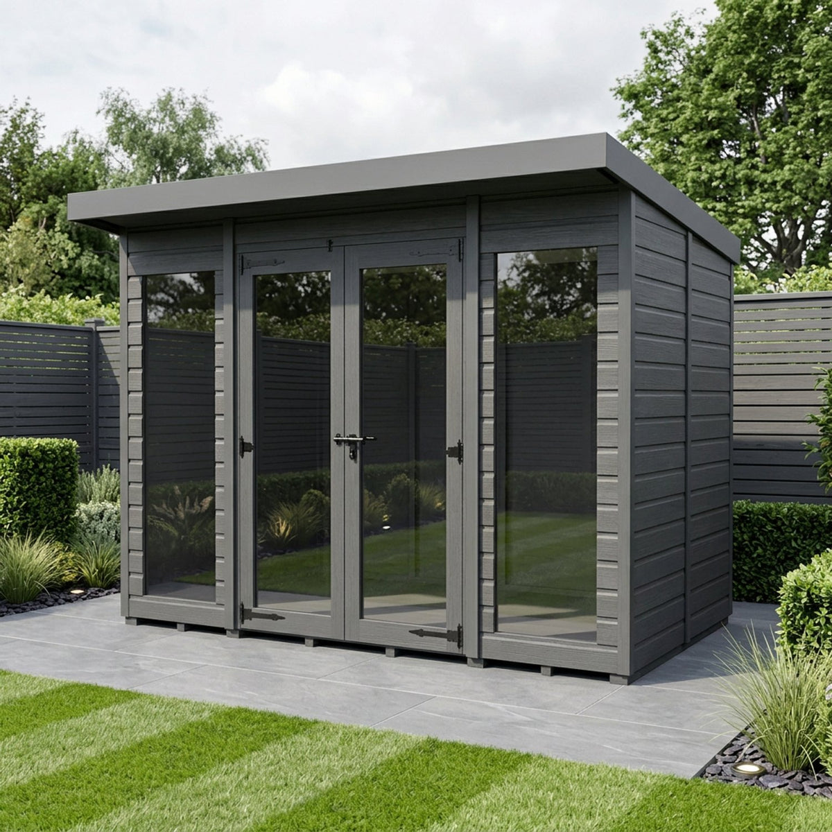 DIY Sheds – Composite Pent Full Height Summer House – view 92
