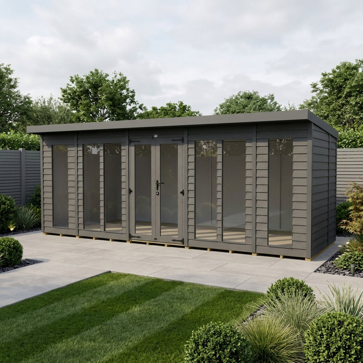 DIY Sheds – Composite Pent Full Height Summer House – view 69