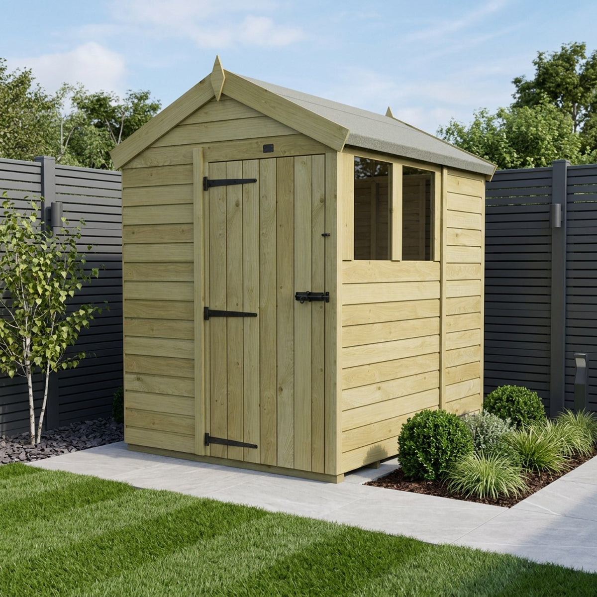 DIY Sheds – Apex Shed – Single Door – view 94