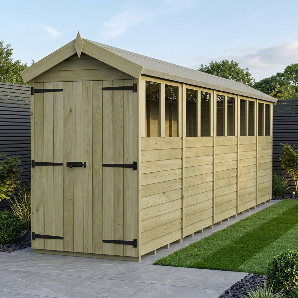 DIY Sheds – Apex Shed – Double Door – view 40