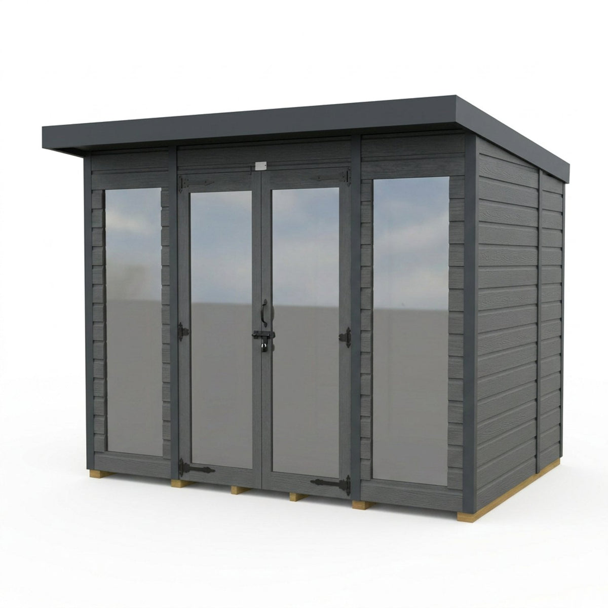DIY Sheds – Composite Pent Full Height Summer House – view 111
