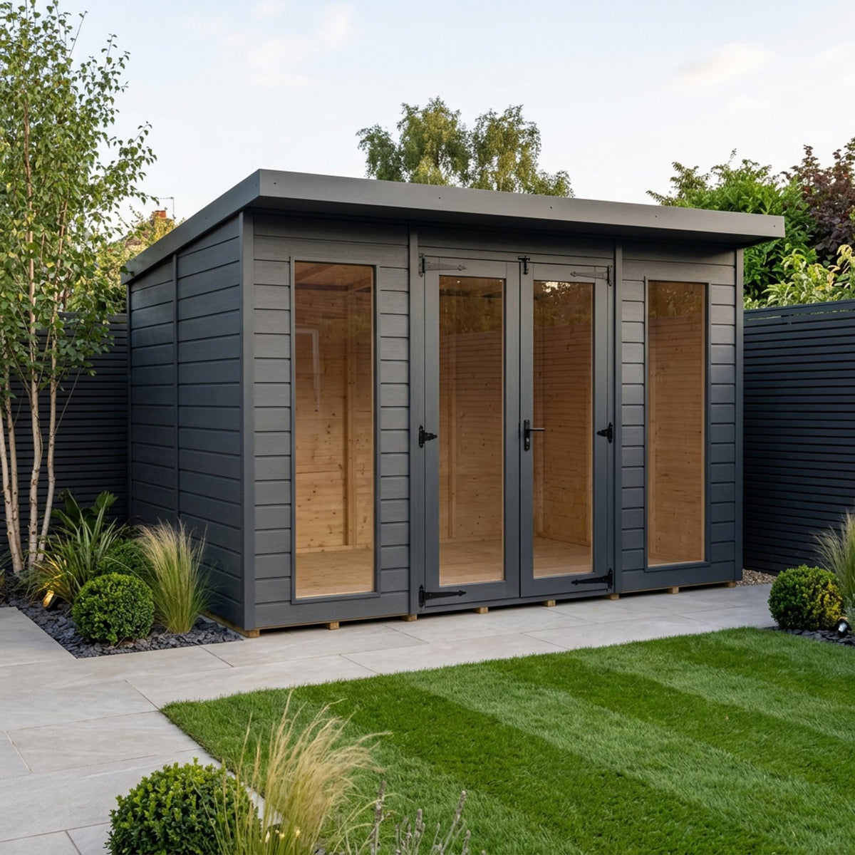 DIY Sheds – Composite Pent Full Height Summer House