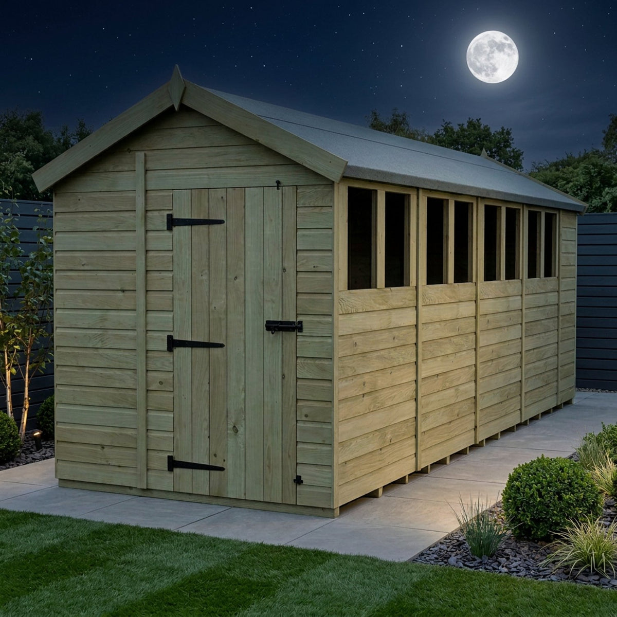 DIY Sheds – Apex Shed – Single Door – view 118