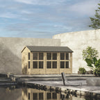 Power Apex Premium Potting Shed – exterior lifestyle view
