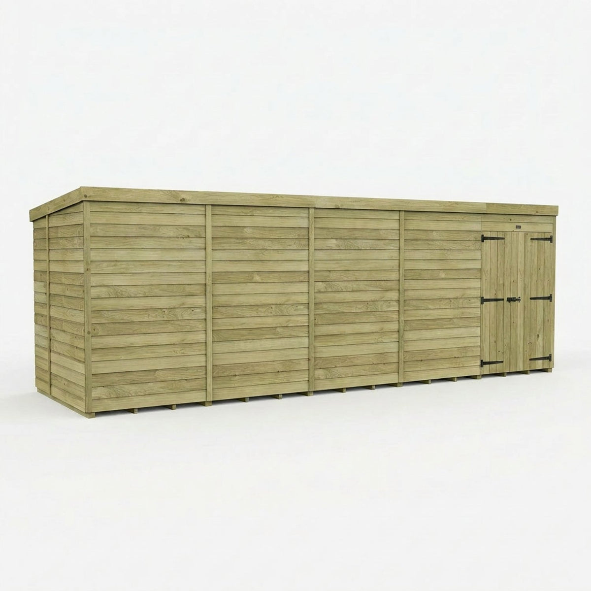 DIY Sheds – Pent Shed – Double Door – view 133