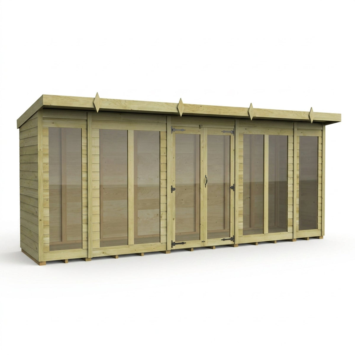 DIY Sheds – Pent Full Glass Summer House