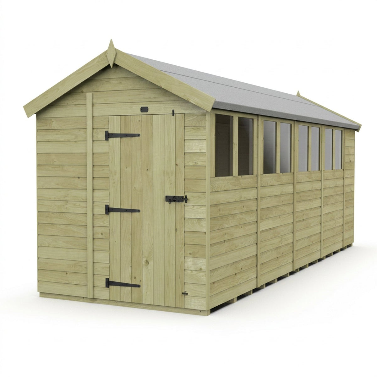 DIY Sheds – Apex Shed – Single Door – view 152