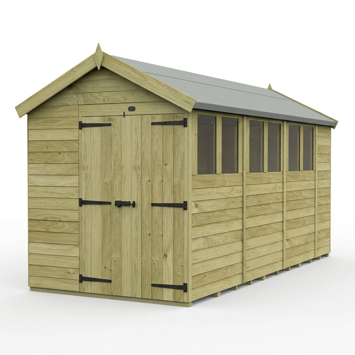 DIY Sheds – Apex Shed – Double Door – view 64