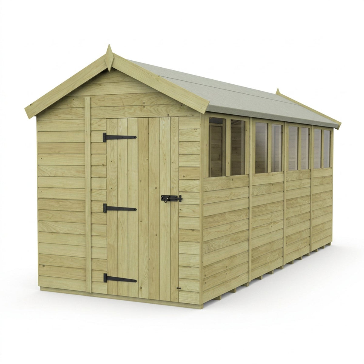 DIY Sheds – Apex Shed – Single Door – view 114