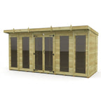 DIY Sheds – Pent Full Glass Summer House