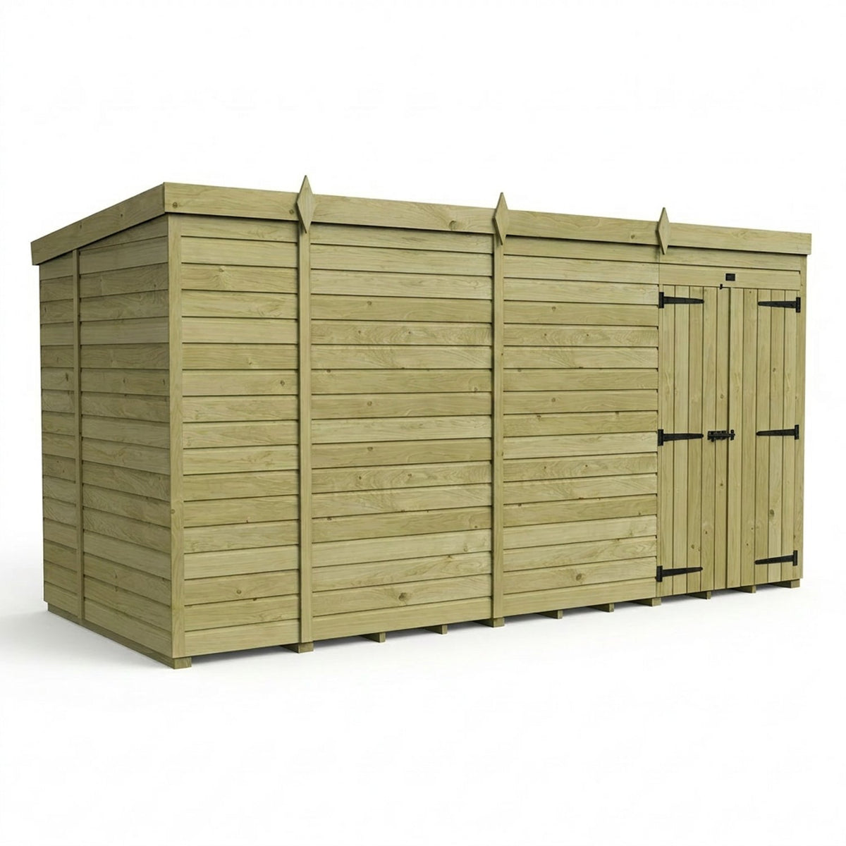 DIY Sheds – Pent Shed – Double Door – view 47