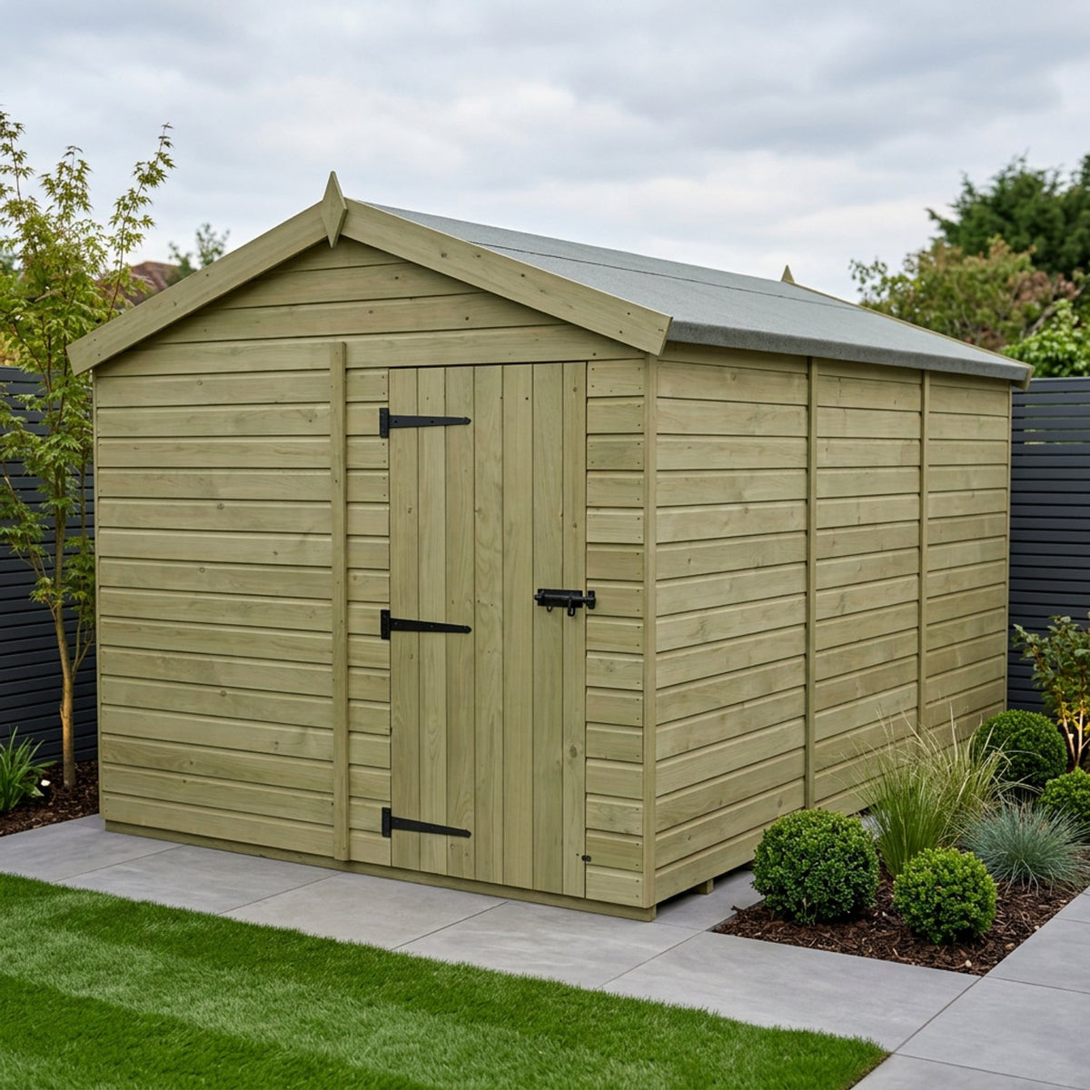 DIY Sheds – Apex Shed – Single Door – view 173