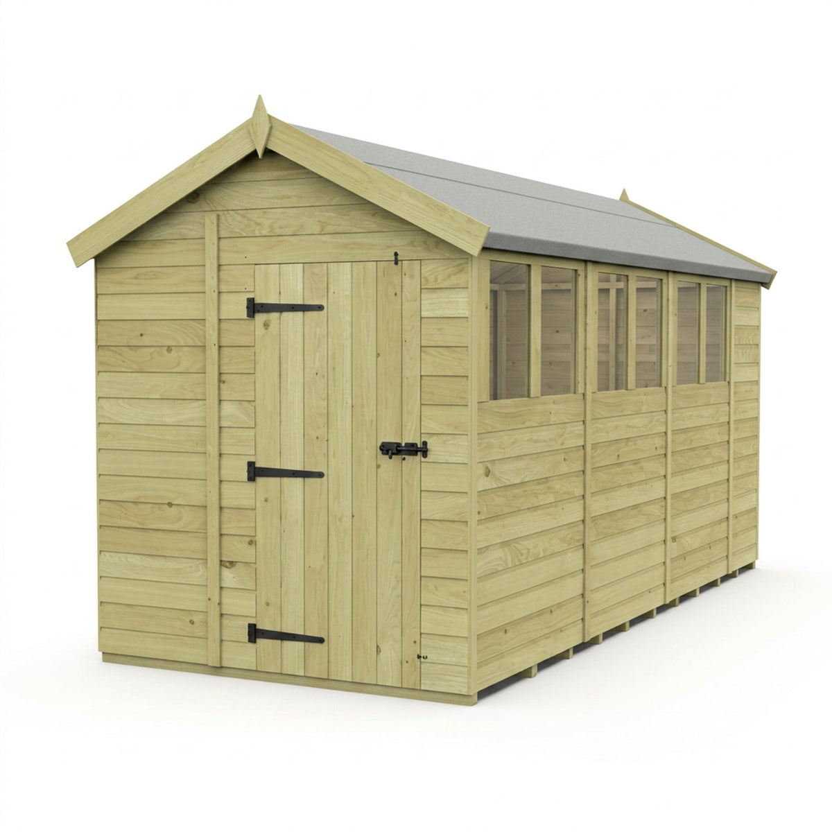 DIY Sheds – Apex Shed – Single Door – view 112