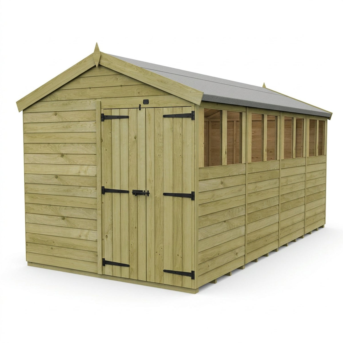 DIY Sheds – Apex Shed – Double Door – view 134