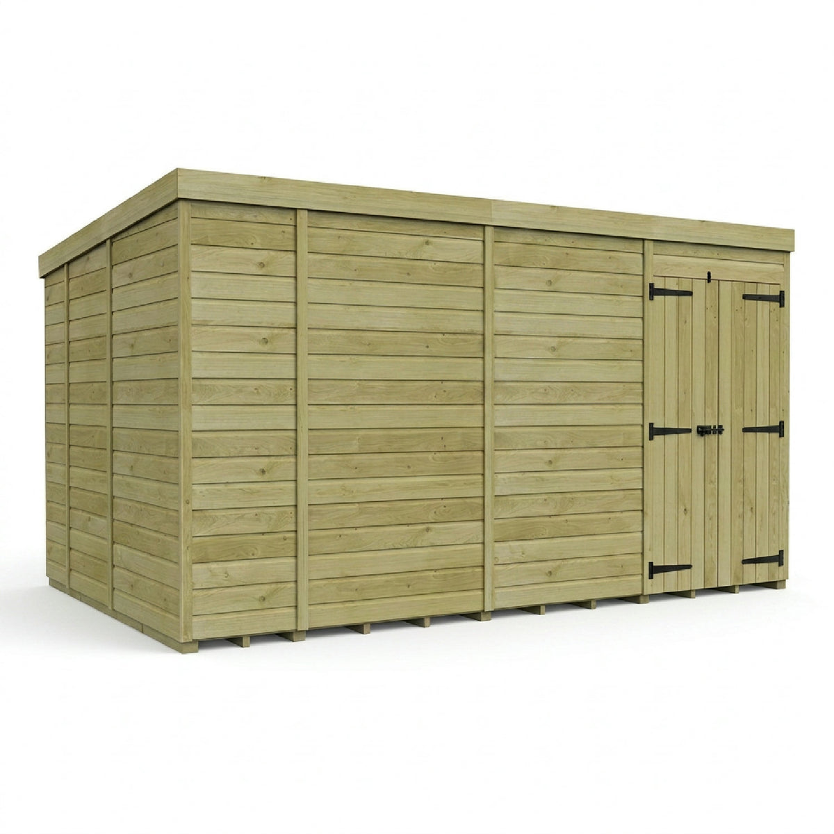 DIY Sheds – Pent Shed – Double Door – view 69