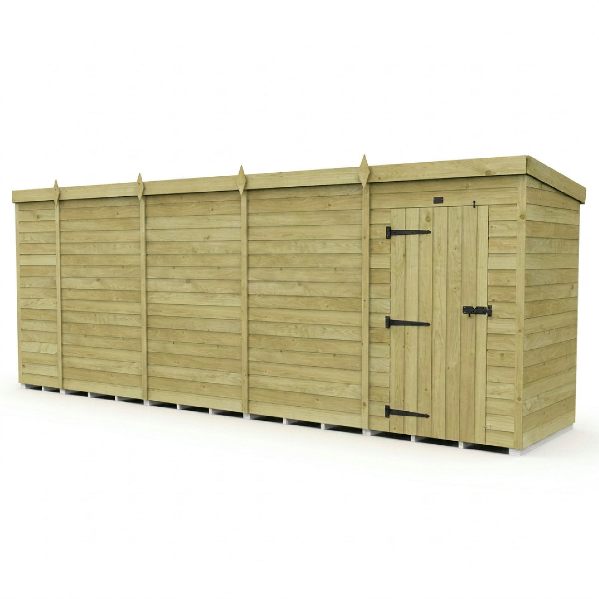 DIY Sheds – Pent Shed – Single Door – view 101