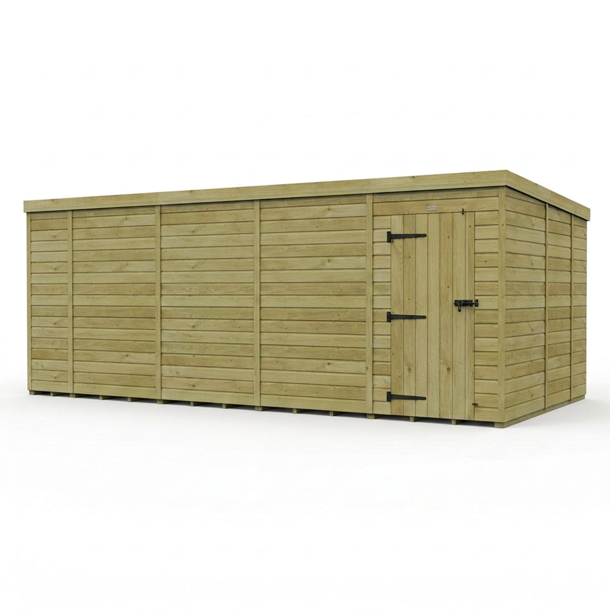 DIY Sheds – Pent Shed – Single Door – view 125