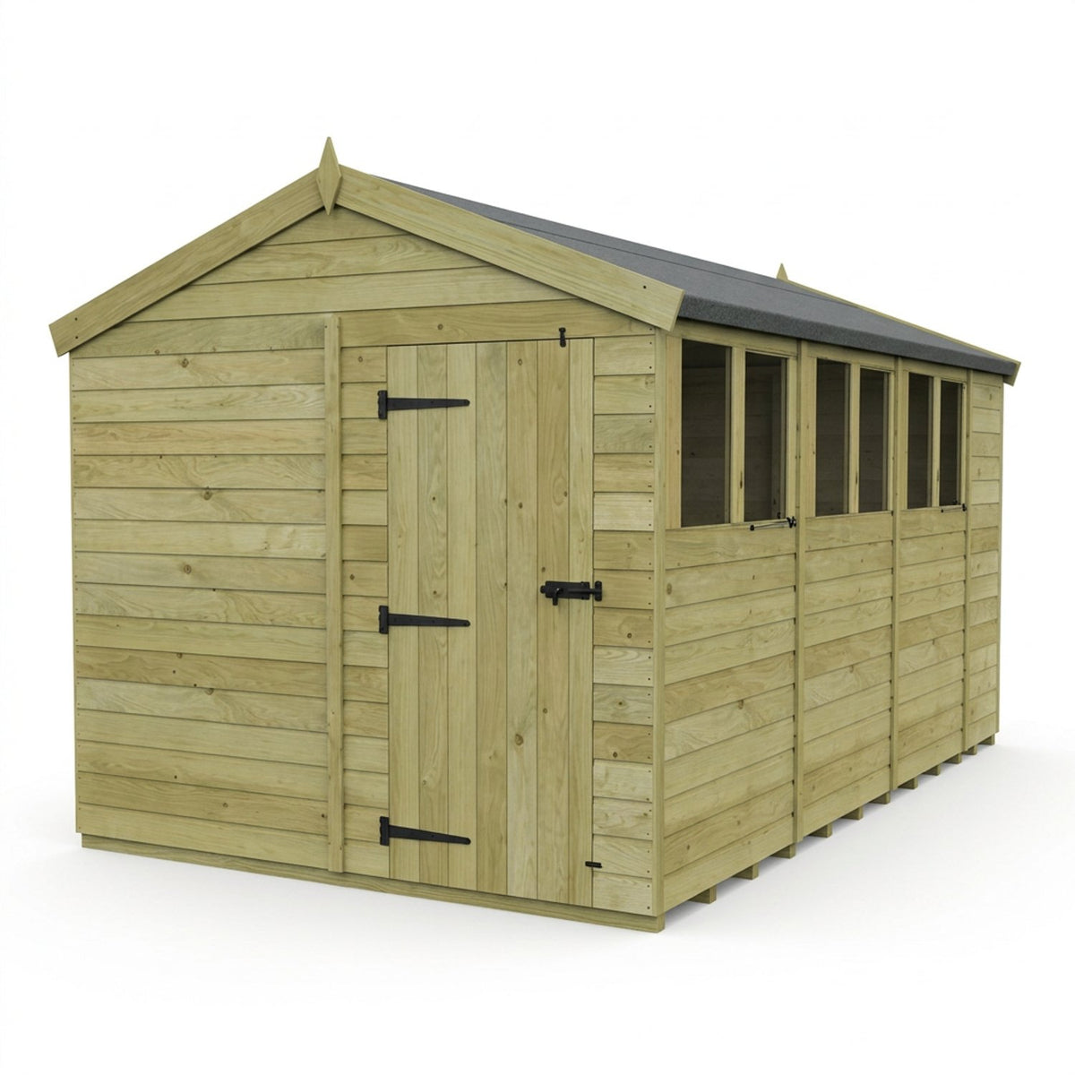 DIY Sheds – Apex Shed – Single Door – view 178
