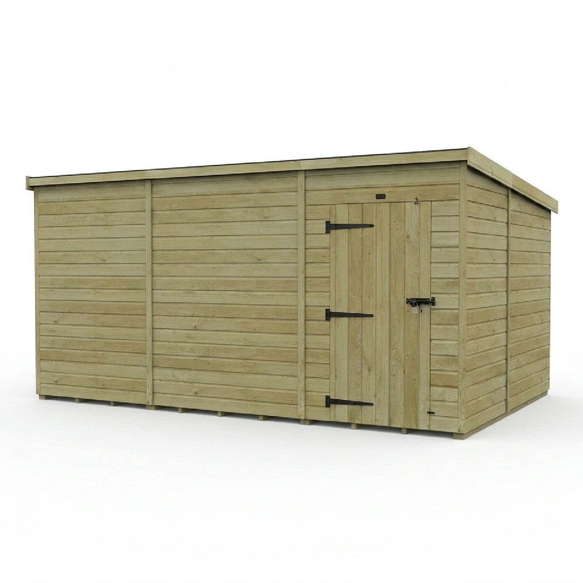 DIY Sheds – Pent Shed – Single Door – view 99