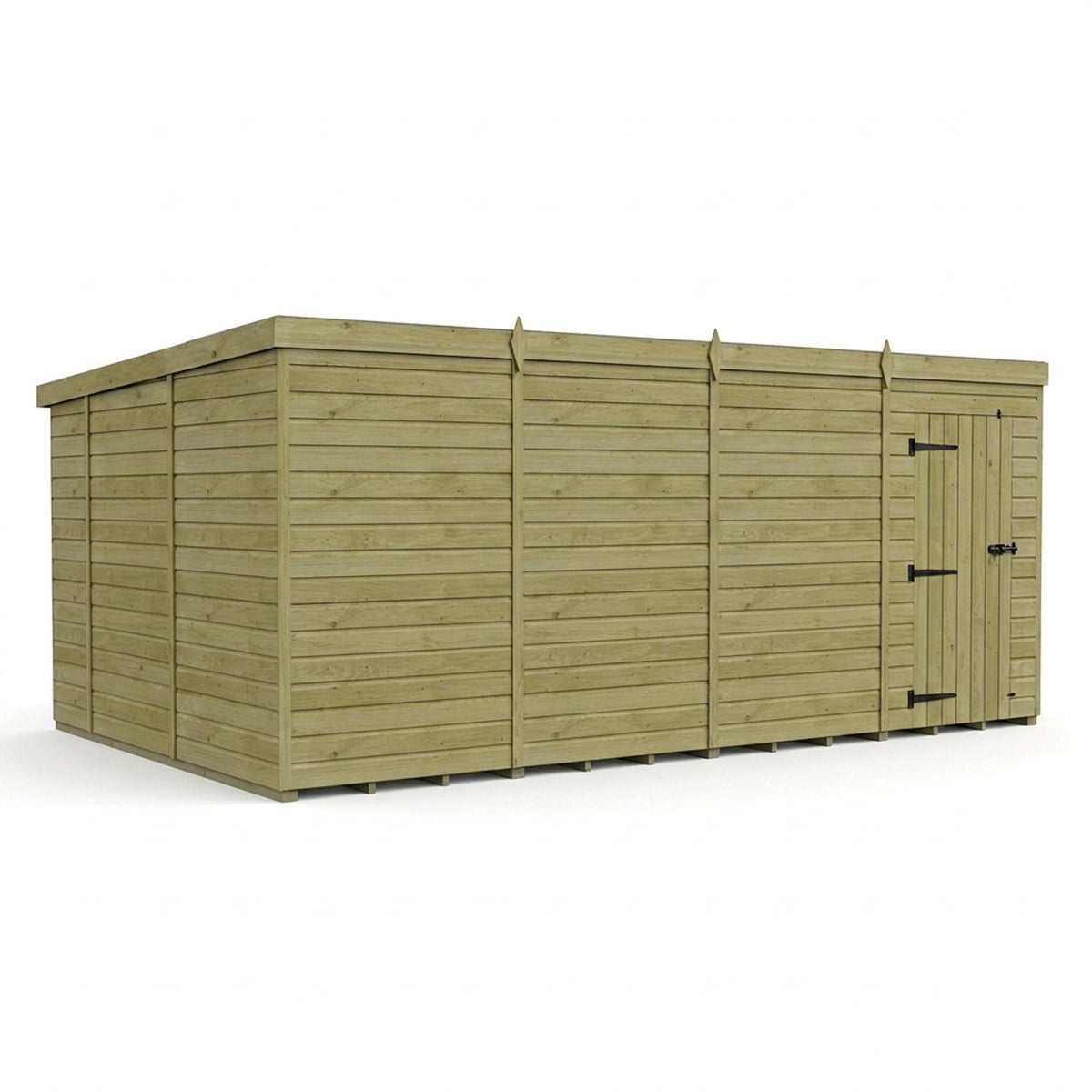DIY Sheds – Pent Shed – Single Door – view 85