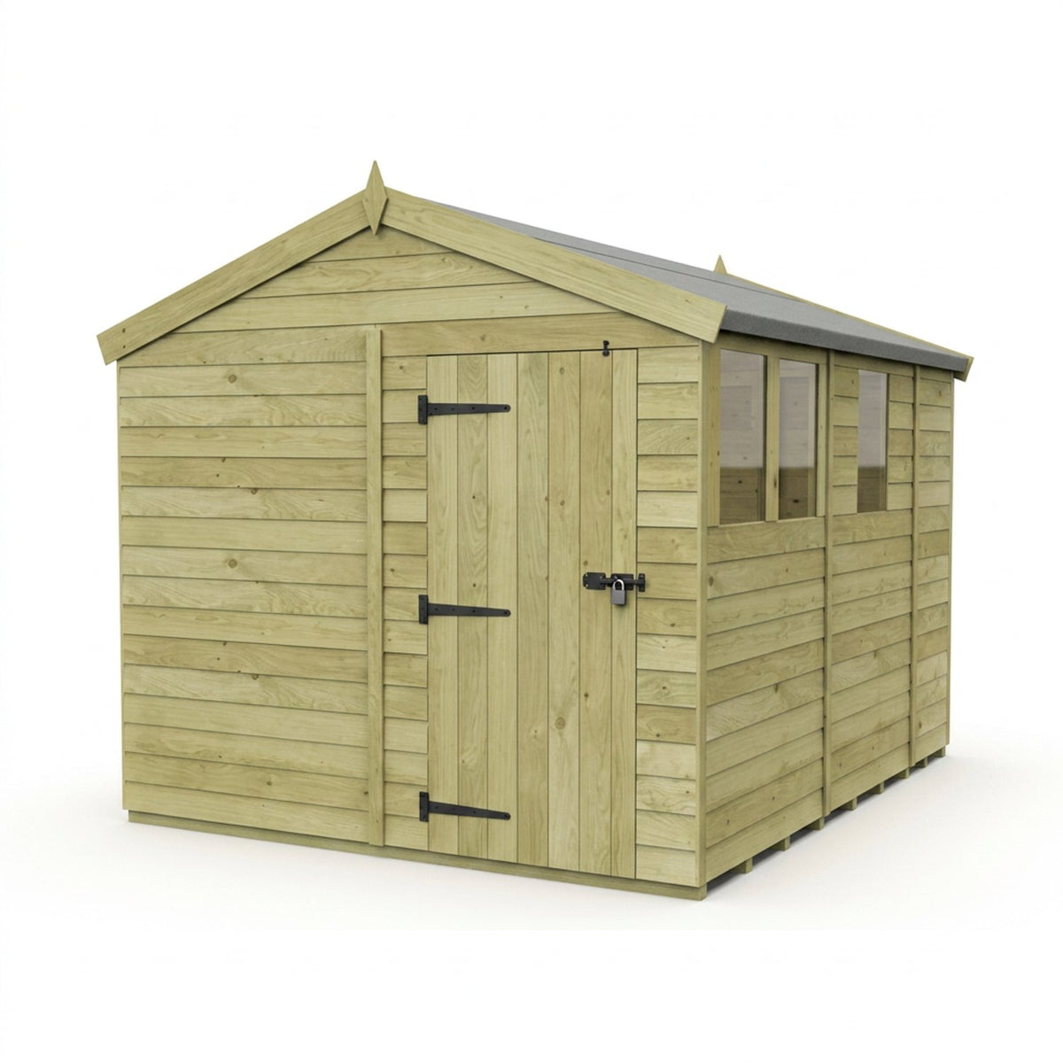 DIY Sheds – Apex Shed – Single Door – view 202