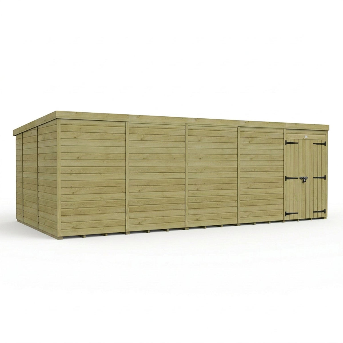 DIY Sheds – Pent Shed – Double Door – view 141