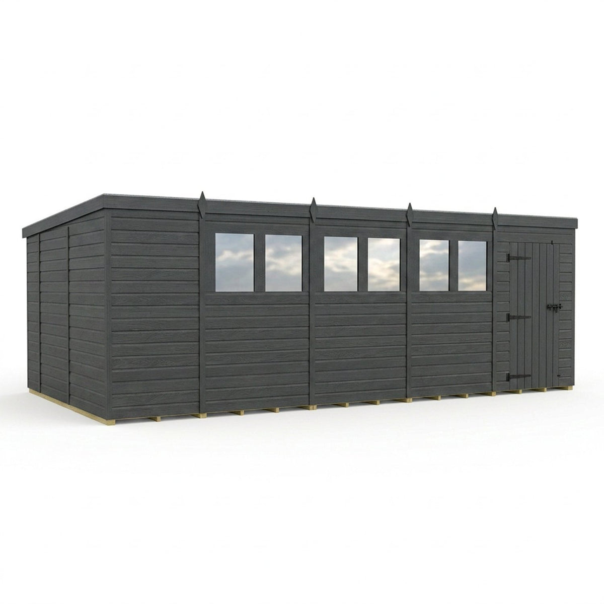 DIY Sheds – Composite Pent Shed – view 128