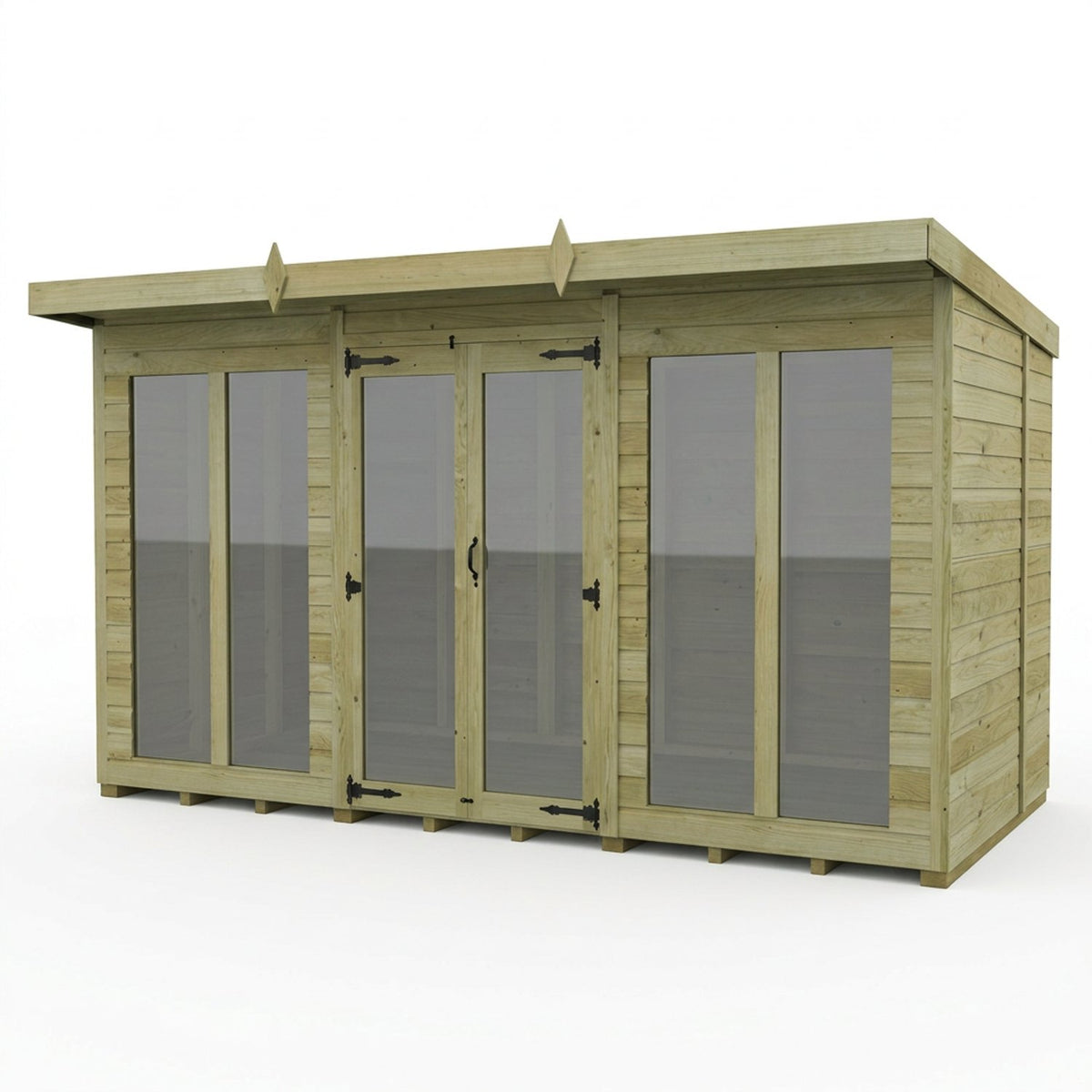 DIY Sheds – Pent Full Glass Summer House