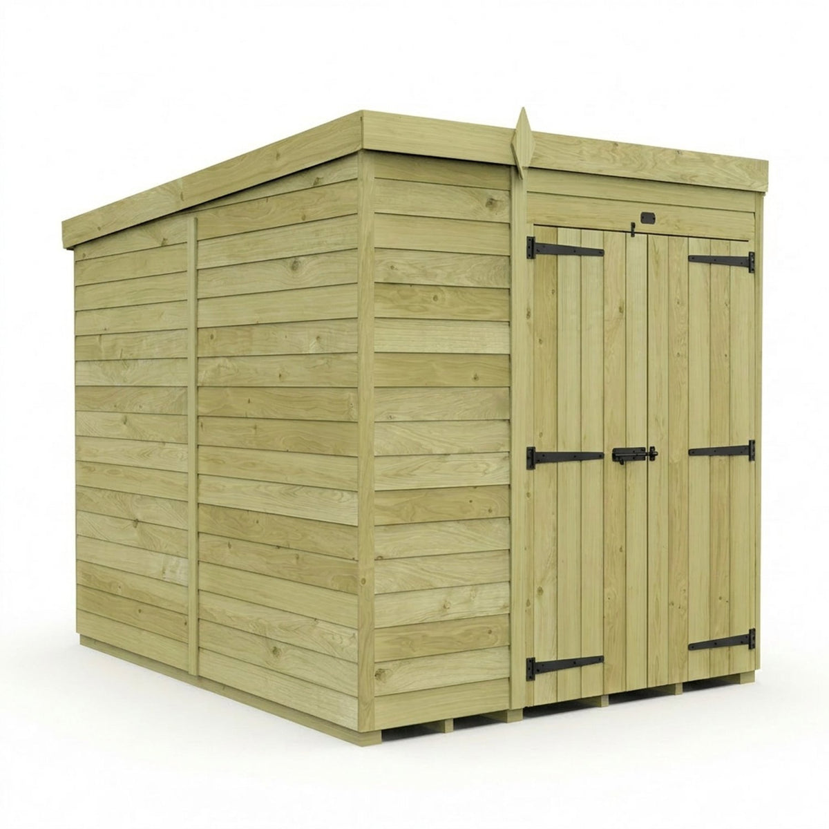 DIY Sheds – Pent Shed – Double Door – view 177