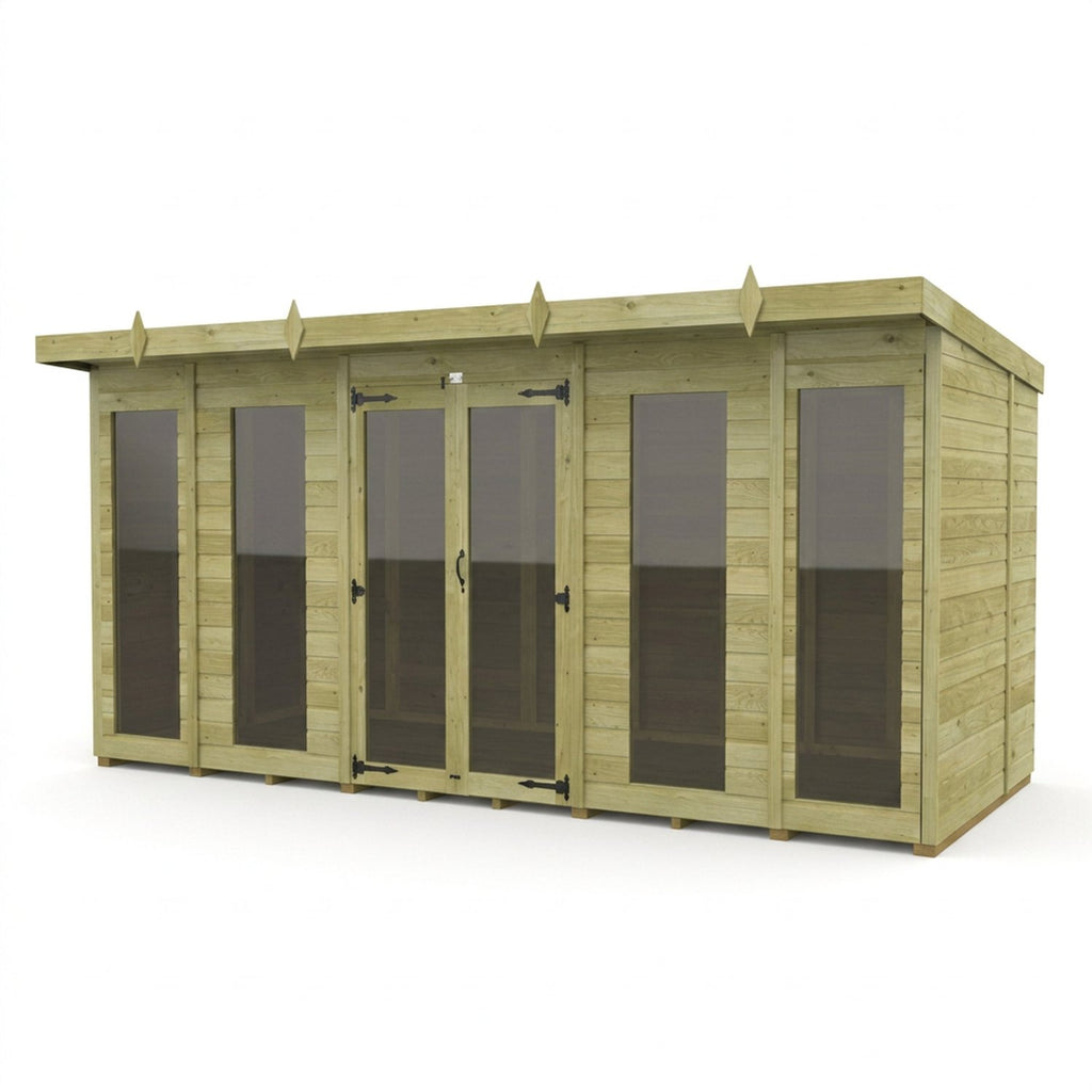 DIY Sheds – Pent Full Glass Summer House