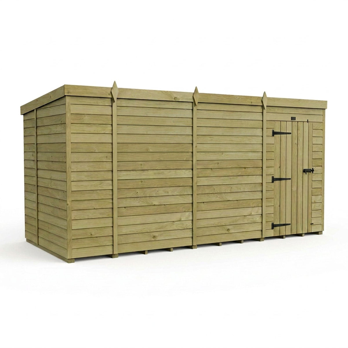 DIY Sheds – Pent Shed – Single Door – view 63