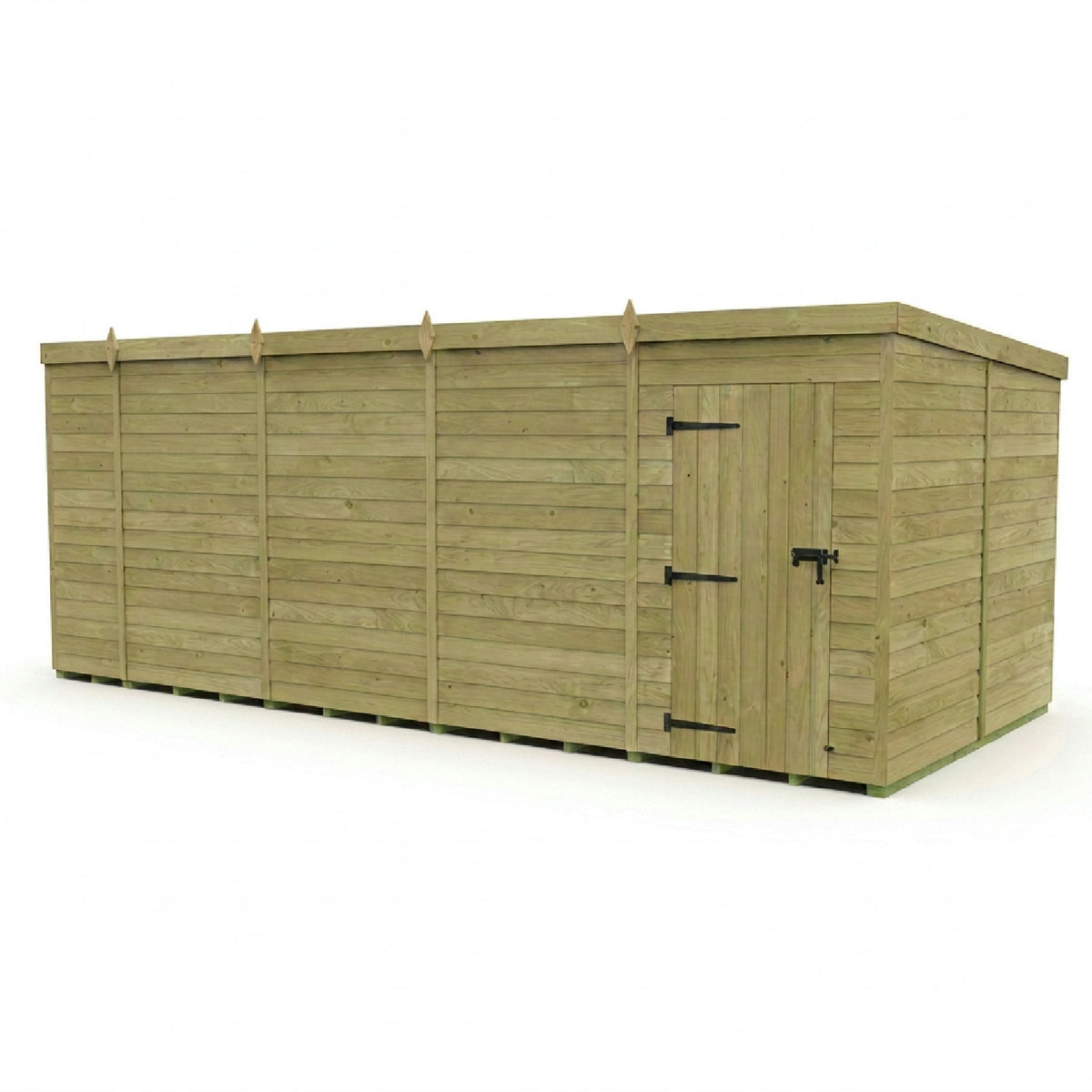 DIY Sheds – Pent Shed – Single Door – view 123