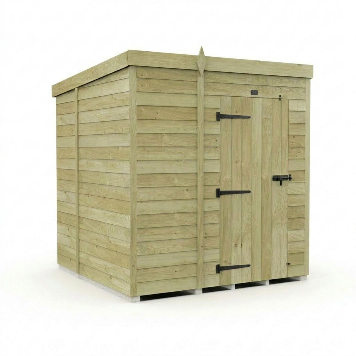 DIY Sheds – Pent Shed – Single Door – view 191