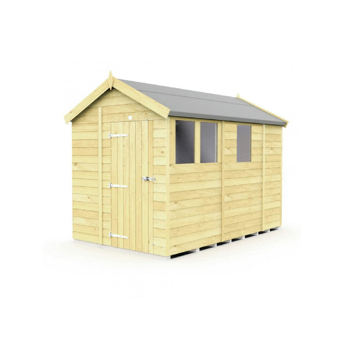 DIY Sheds – Apex Shed – Single Door – view 168