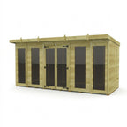 DIY Sheds – Pent Full Glass Summer House