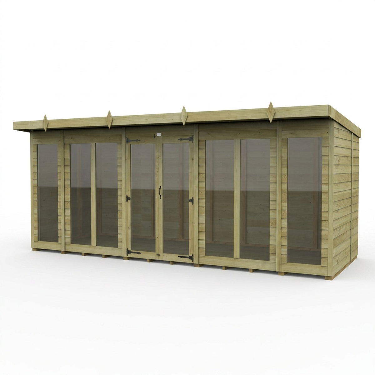 DIY Sheds – Pent Full Glass Summer House