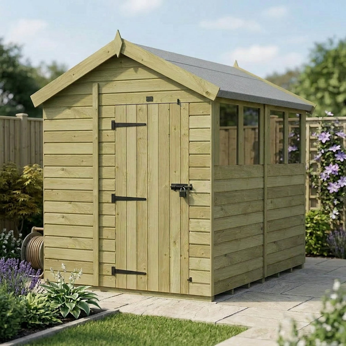 DIY Sheds – Apex Shed – Single Door – view 132
