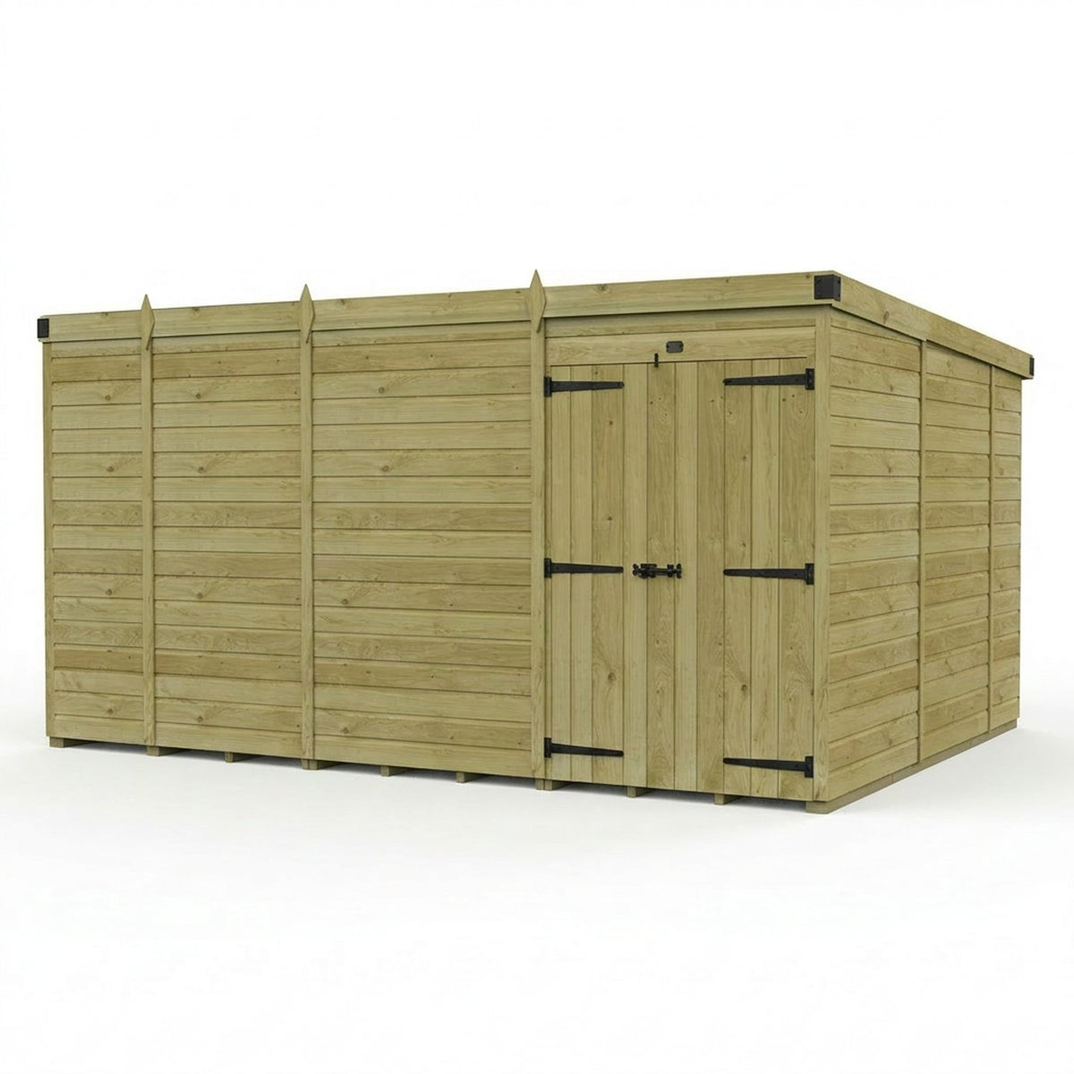 DIY Sheds – Pent Shed – Double Door – view 43