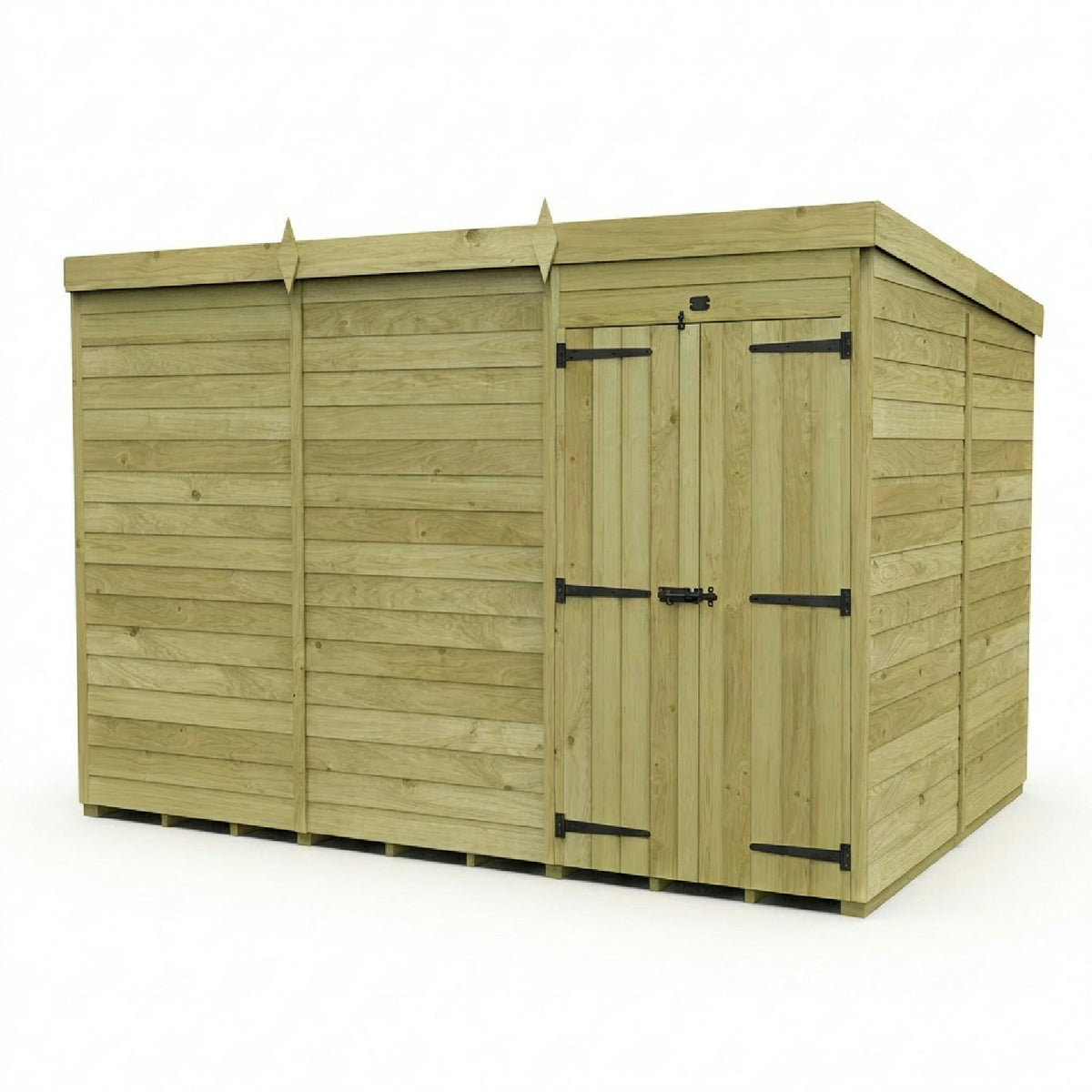 DIY Sheds – Pent Shed – Double Door – view 37