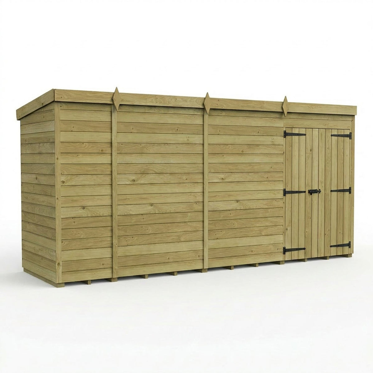 DIY Sheds – Pent Shed – Double Door – view 59