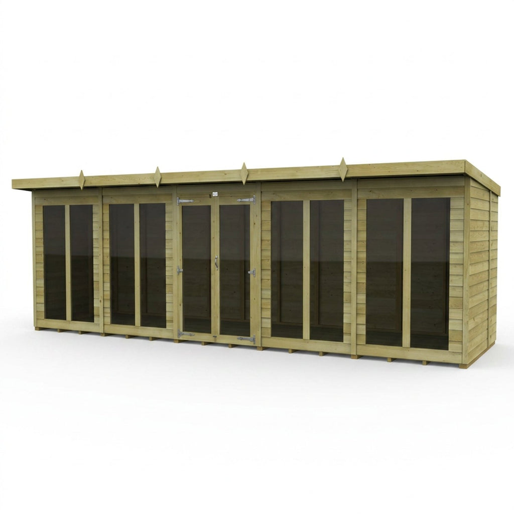 DIY Sheds – Pent Full Glass Summer House