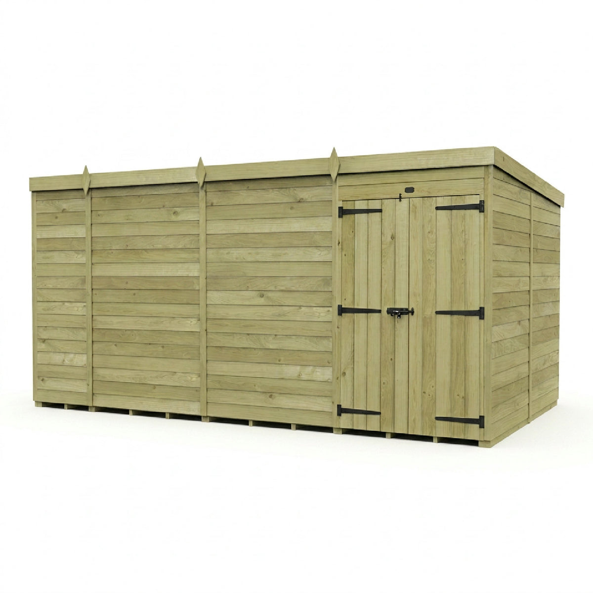 DIY Sheds – Pent Shed – Double Door – view 51