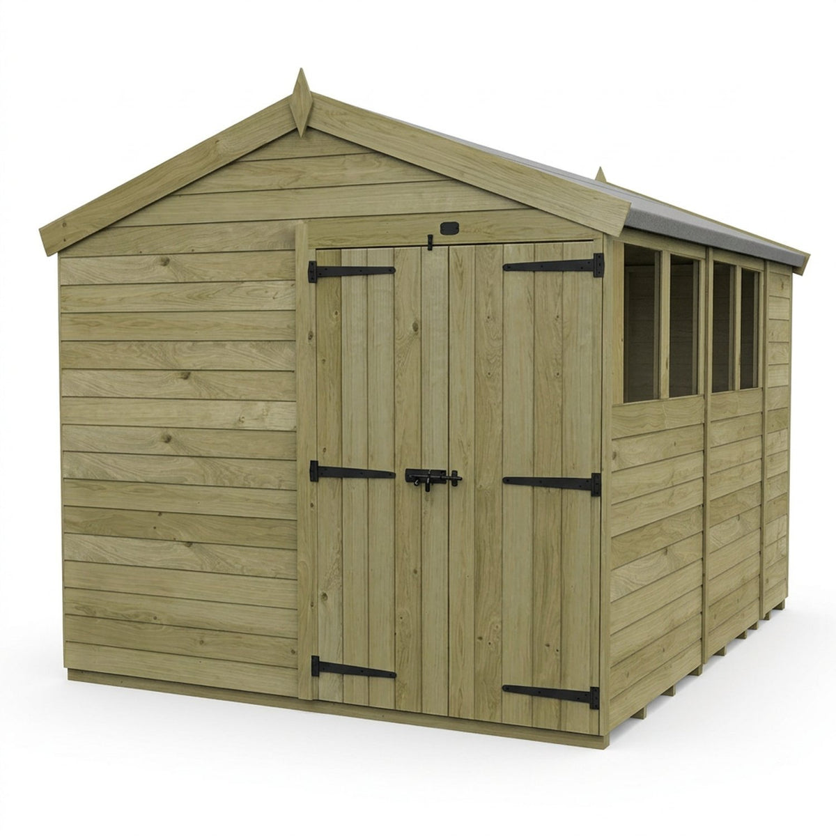 DIY Sheds – Apex Shed – Double Door – view 132