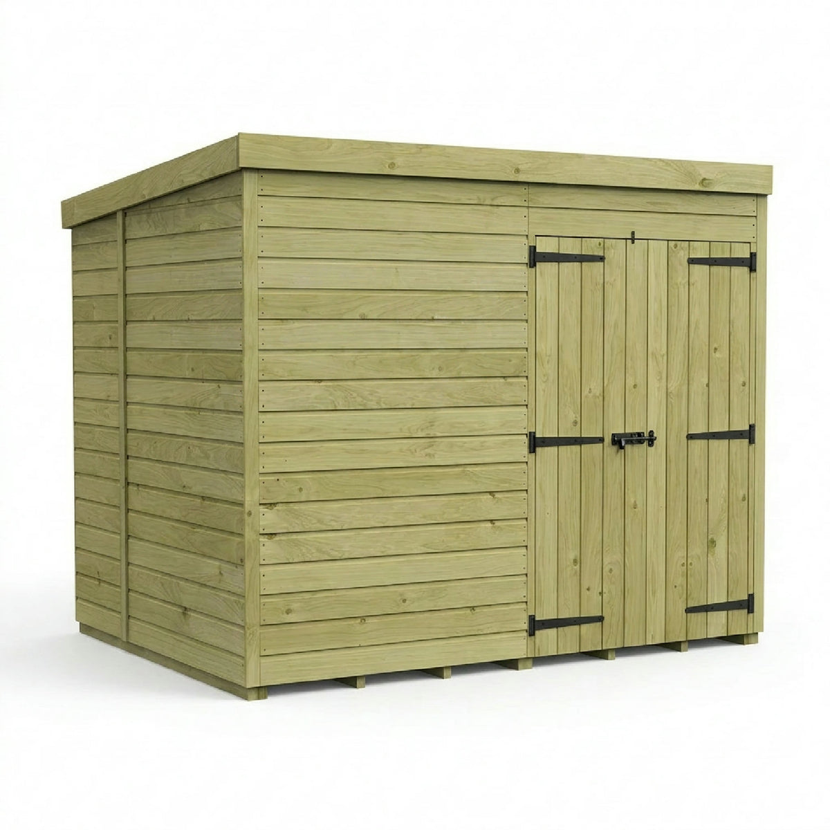 DIY Sheds – Pent Shed – Double Door – view 189