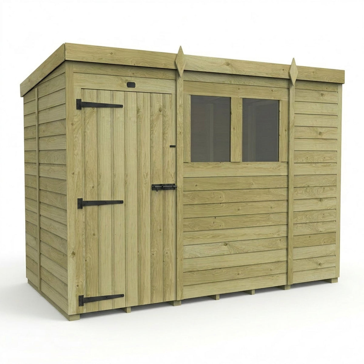 DIY Sheds – Pent Shed – Single Door – view 230